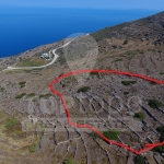 TP247. Σίκινος: Αγροτεμάχιο με βορειοδυτική θέα